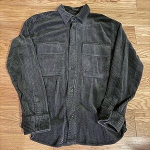 NN07 charcoal corduroy shirt